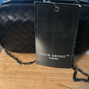 Harve benard leather clutch bag